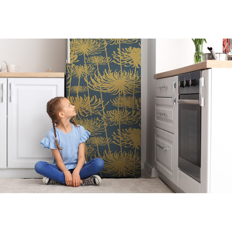 Plants & Flowers Non-Wall Damaging Door Decal