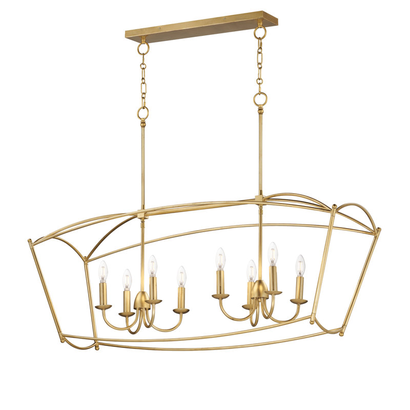 Plumette-Linear Pendant, Chestnut Bronze