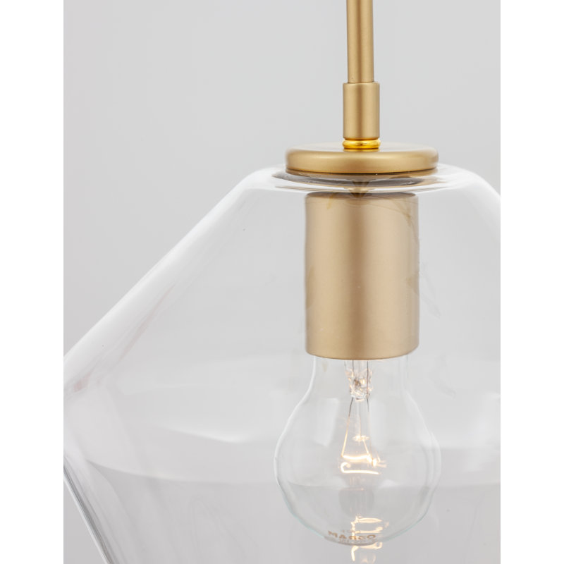 1 - Light Schoolhouse Pendant