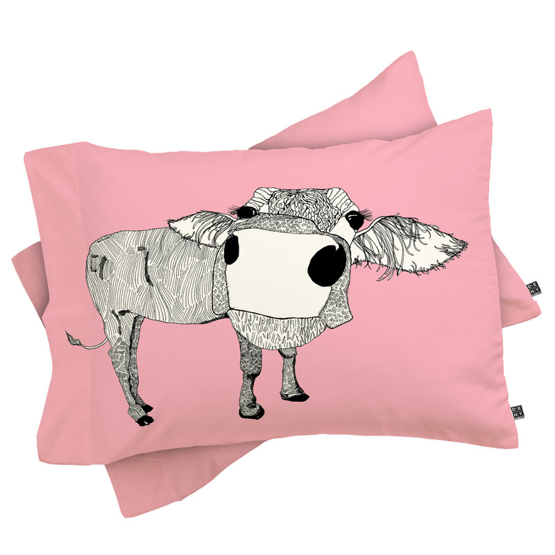 Taie d’oreiller cowface Casey Rogers, Standard
