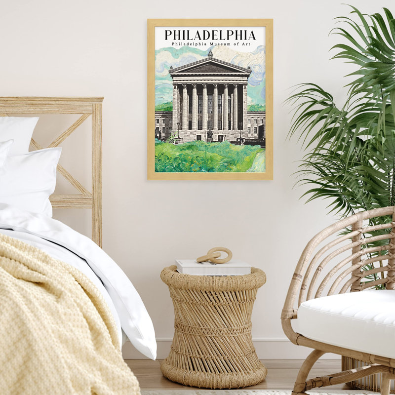 «Philadelphia Museum of Art Pennsylvania» sur papier, Naturel