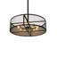 12 - Light Dimmable Drum Chandelier
