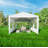 30 Ft. W x 10 Ft. D Metal Party Tent White Canopy For Party Wedding Picnic-108990975