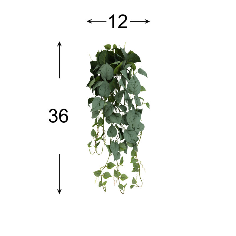 Frosted Ivy Stem with 36" Trail