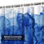 Rideau de douche aquarelle à pois abstraits avec 12 crochets-1231826434