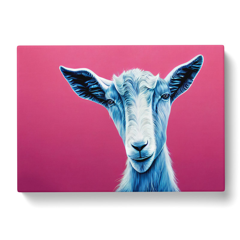 Goat In Colour Vol.3 - Wrapped Canvas, 50cm H x 76cm W x 3cm D