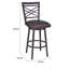 Tabouret de bar sans accoudoirs Akintunde-304824696
