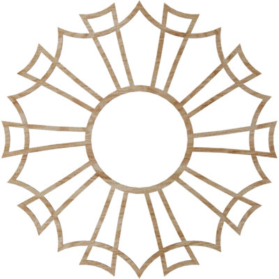 Médaillon de plafond en bois Augustus