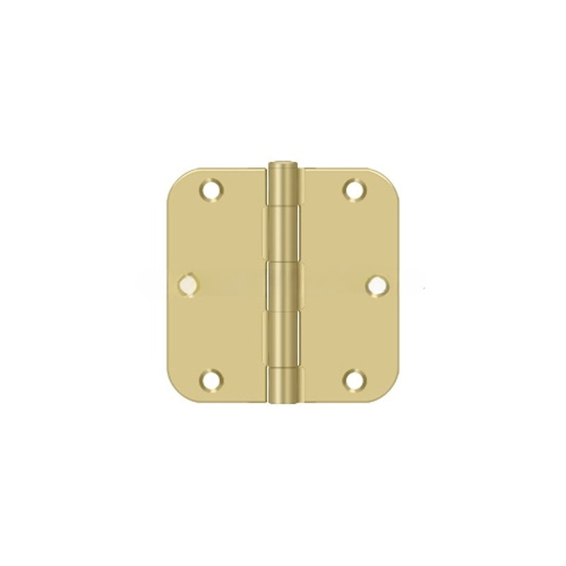 Steel Butt Bearing Hinge, Bright Satin Brass