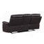 Causeuse inclinable en cuir Global United