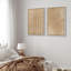 «Sandy Tones Dot Motif abstrait géométrique», 2 pièces sur toile-98464610-98464612