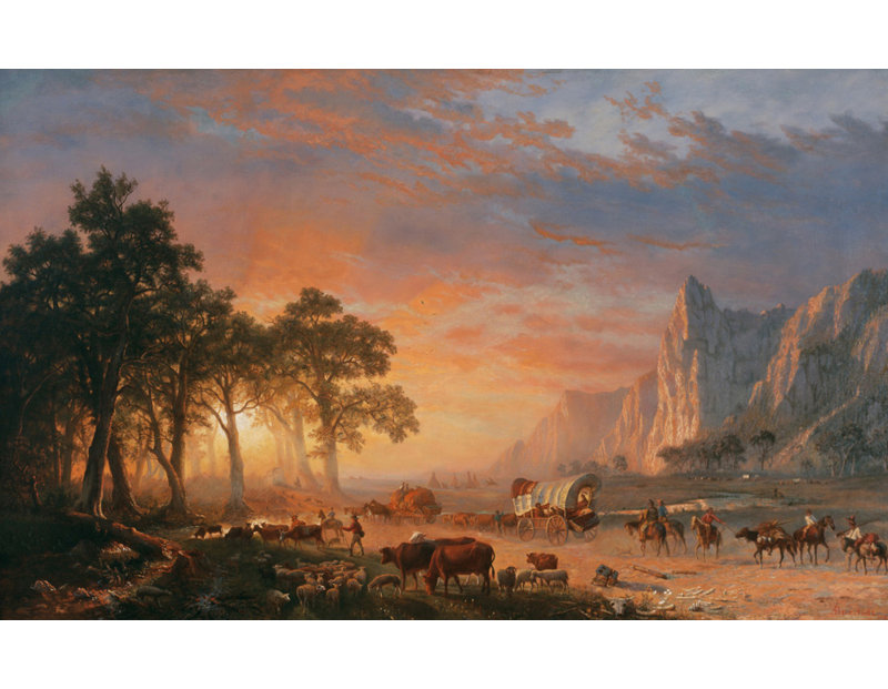 The Oregon Trail, 25'' H x 40'' W