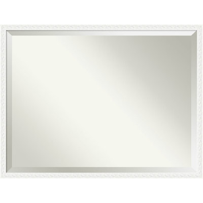 Bethany Beveled Wood Framed Wall Mirror