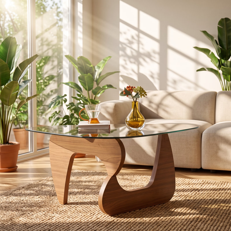 Table basse en bois manufacturé l 35,82 po x P 25,59 po x H 15,74 po Century