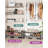 32'' Wide 2-Tier Wire Grid Shoe Rack for Closet, Stackable and Adjustable Shoe Shelf-1905190126