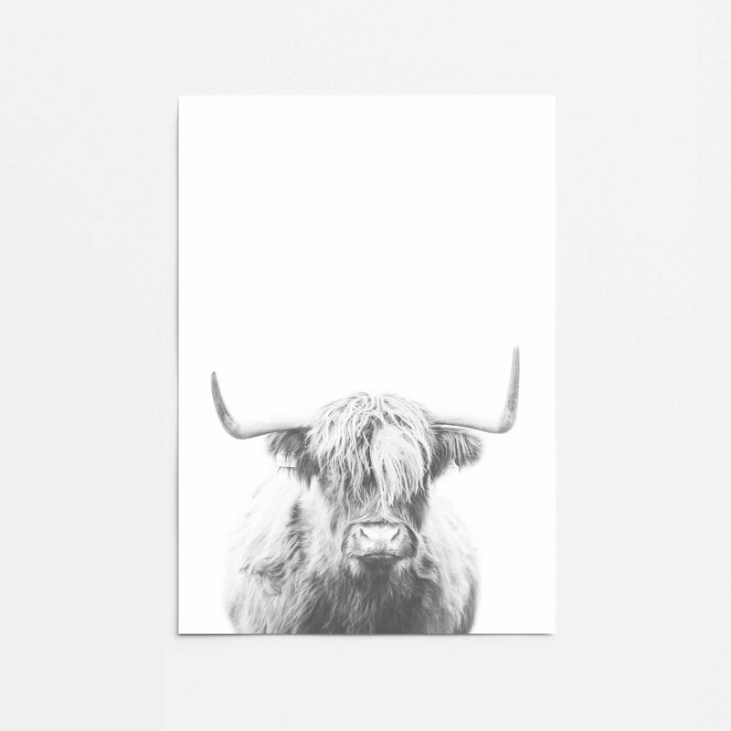 Highland Spirit, dans un cadre,, Papier, H 10 po x l 8 po x P 0,1 po