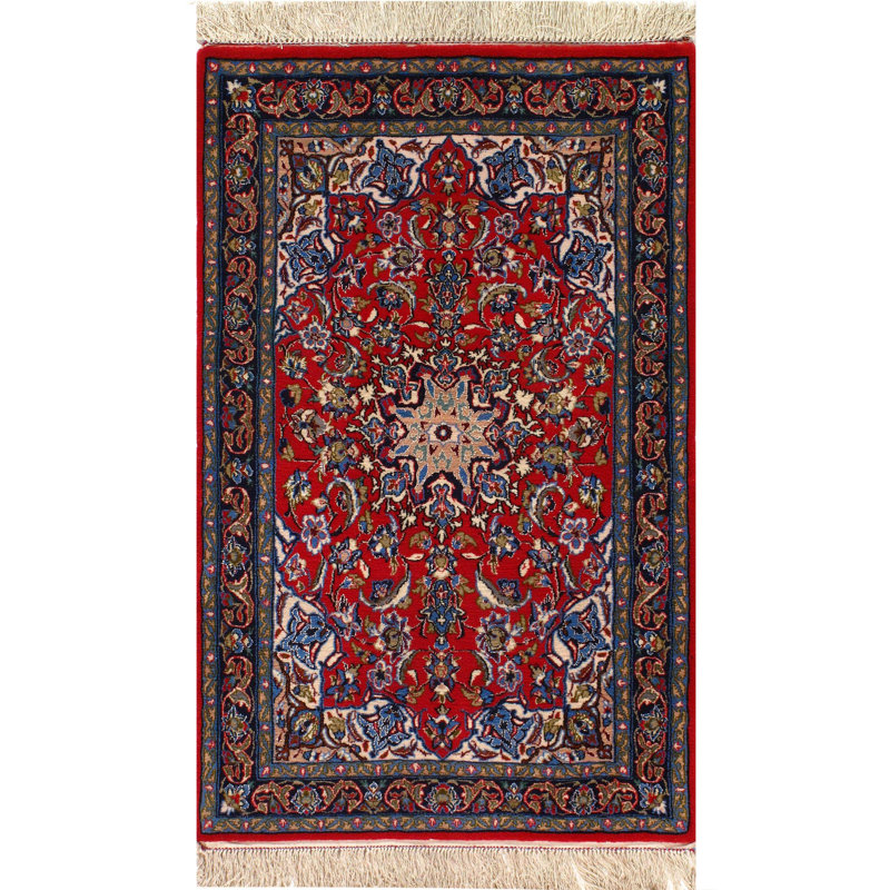 Paskett Oriental Area Rug in Red
