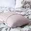 Édredon très grand avec draps doux - mauve, motif taupe et motifs de draps