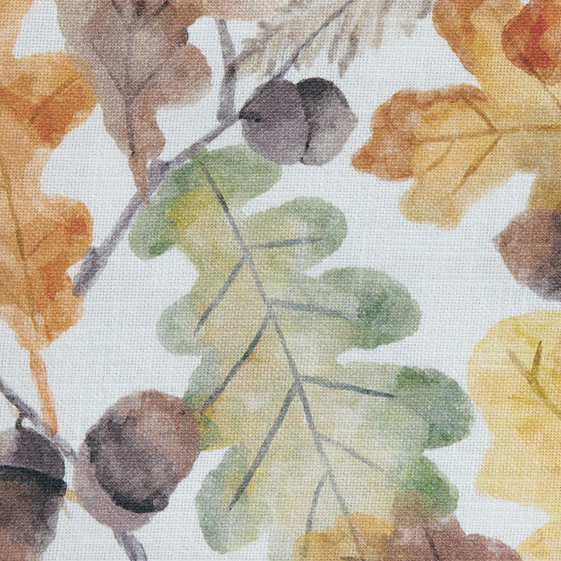  Valley Oak Orange Fall Napkin Set Of 4, Brown Floral