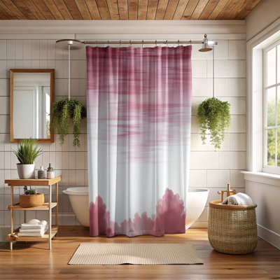 Rideau de douche Pink Dye