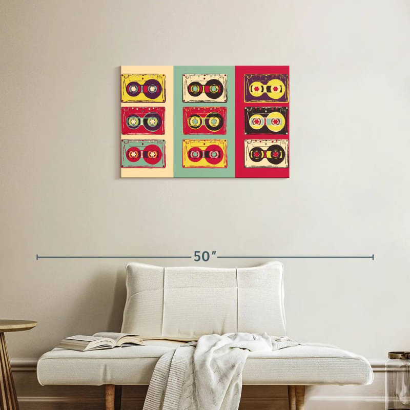 Abarca Retro Tapes, 20" H x 30" W