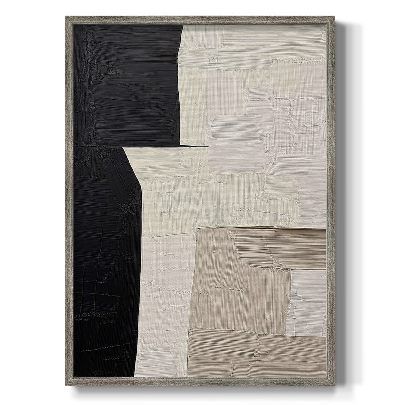 Série ABSTRACT DCLV, reproduction encadrée - bois massif, H 11 po x l 9 po