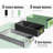 Galvanized Raised Garden Bed 6X3x1ft, Large Gardening Planter Box. Ample Space For Planting. Steel, Snow . Open-Ended Base Water Drainage. Strong Support Rods Durability. Thickened Edge Protection.
