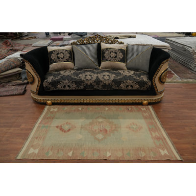 Kilim Flat Weave Rug 4x6