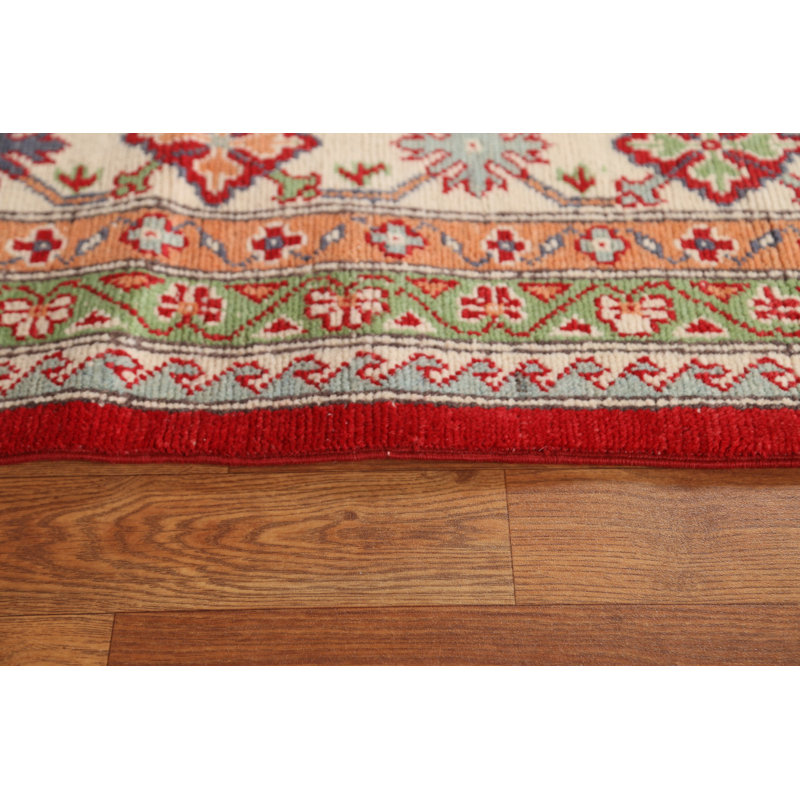 One-of-a-Kind 6'5'' X 9'6'' New Age Wool Area Rug in Red