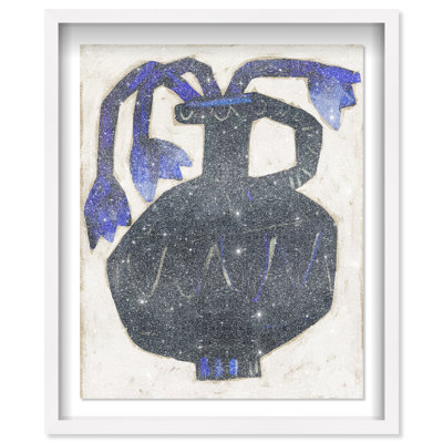 Indigo Vase Print by Oliver Gal