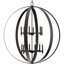 Luminaire suspendu rustique moderne à douze lumières-1837093761