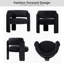 Modern Upholstered Barrel Armchair-2092973988