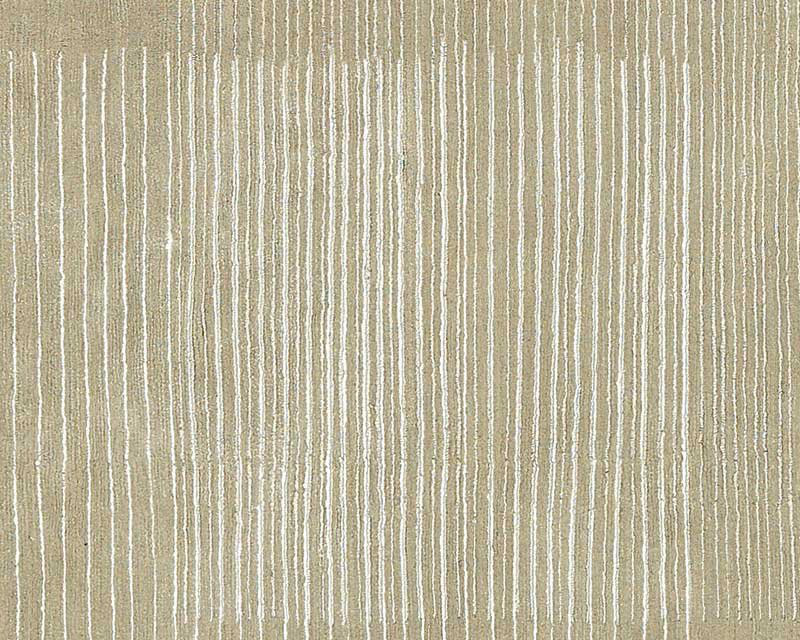 Sketch Striped Area Rug in Beige/White, Rectangle 2' x 3'