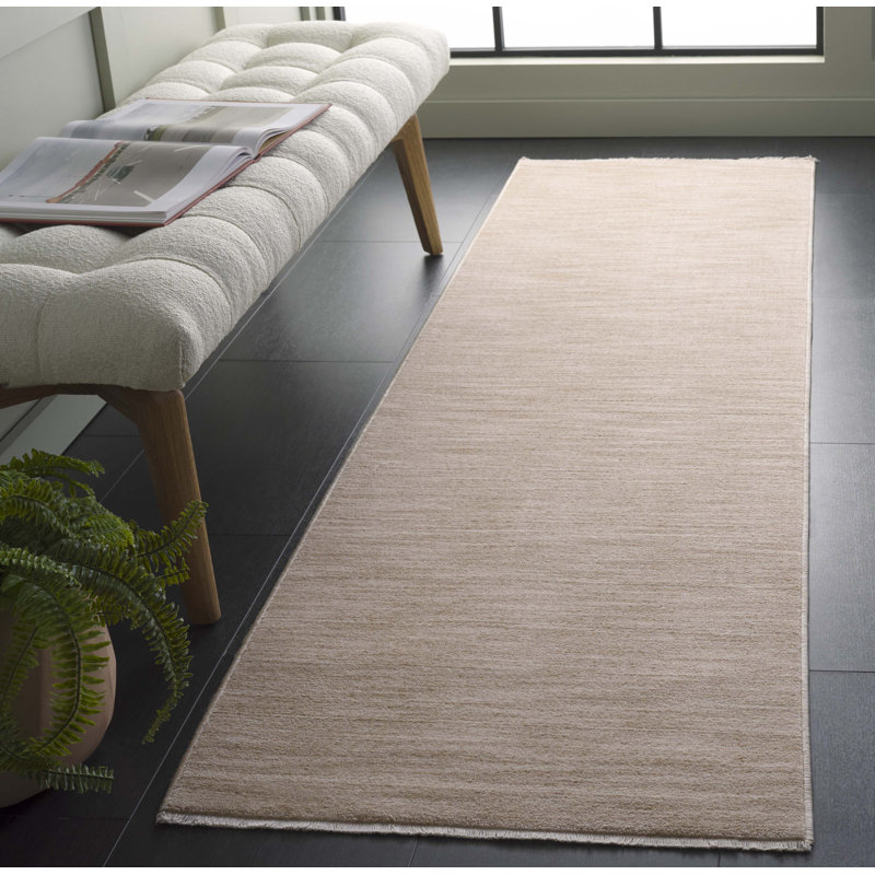 Zariyah Performance Solid Color Rug, Runner 2'2" x 8'