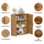 Armoire à vin 36 po x H 31 po à 2 portes avec tablettes réglables pour le salon et la chambre-1379519708
