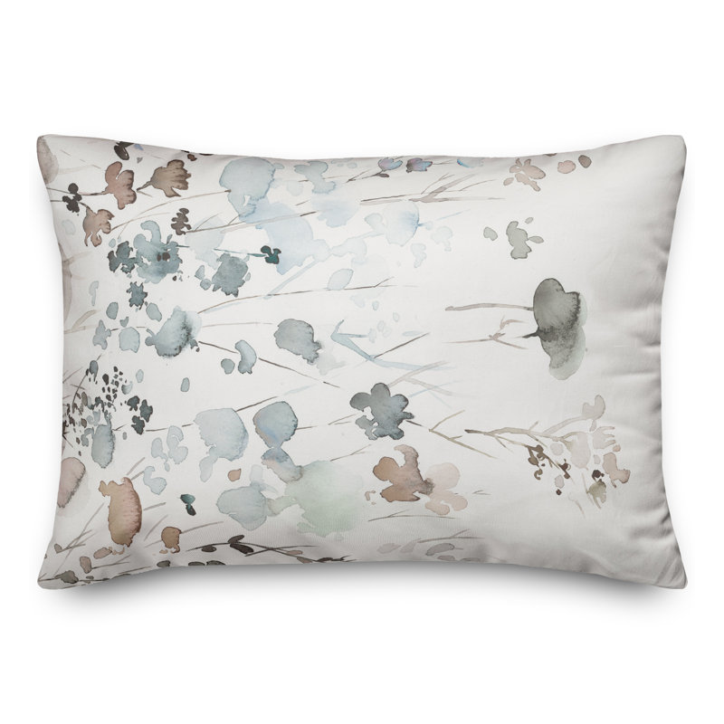 Watercolor Falling Branches Rectangular Pillow Cover & Insert