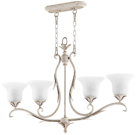 4 - Light Kitchen Island Pendant, Persian White