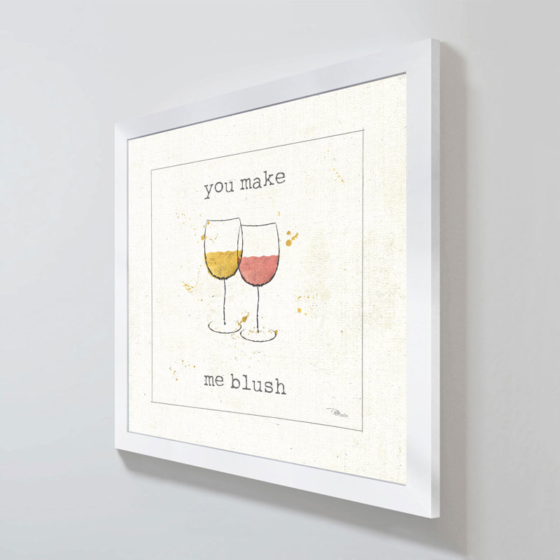 «Flavour Notes I», reproduction de peinture à l'aquarelle, H 21,5 po x l 21,5 po x P 0,75 po, Blanc