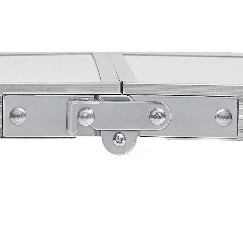 Table de camping pliante et portative, Argent argent