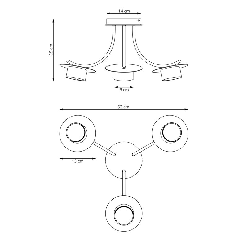 ENSO BL, 3, 56cm H x 84cm W x 84cm D