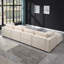 124" Janien Upholstered Chenille Sectional