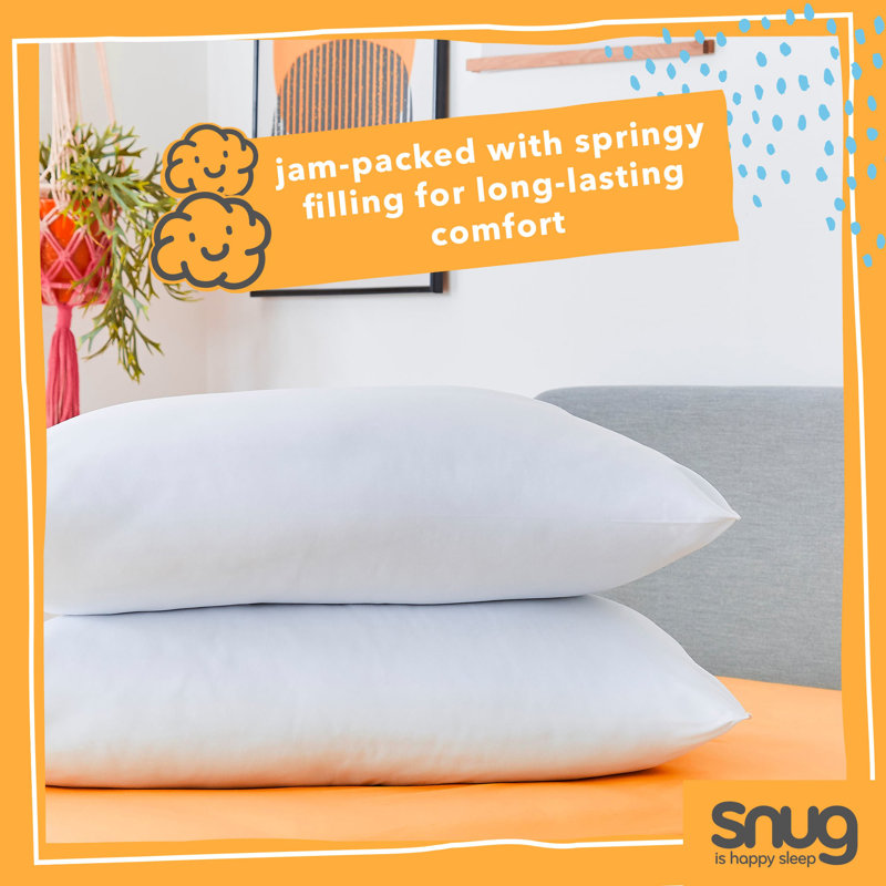 Snug Brilliantly Bouncy Pillow Pair