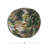 Fabric Printed Orb Pillow With Landscape And Embroidery