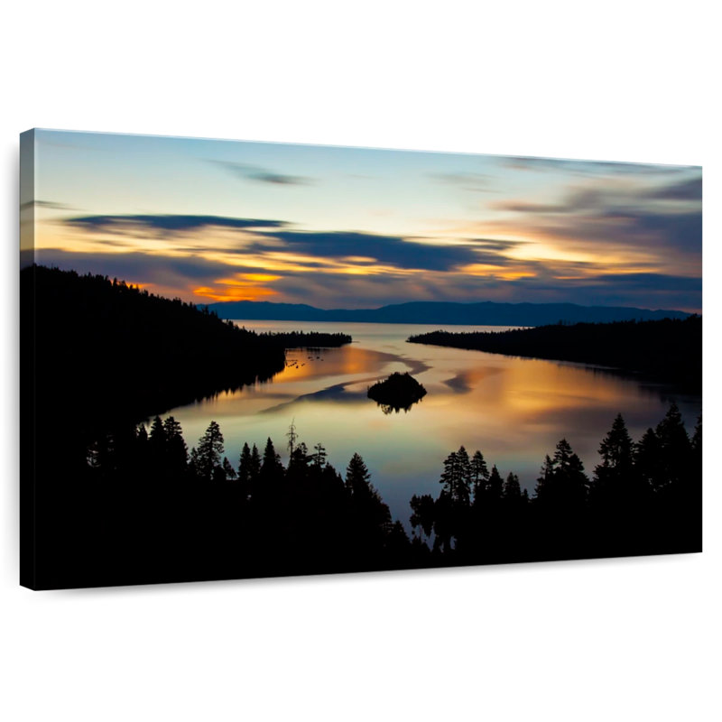 Alvord Emerald Bay au lac Tahoe, H 26 po x l 39 po
