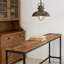 Élégant canapé extra long, console étroite