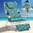 Aluminum Folding Beach Chair With Cup Holder(Set Of 1)-991556908