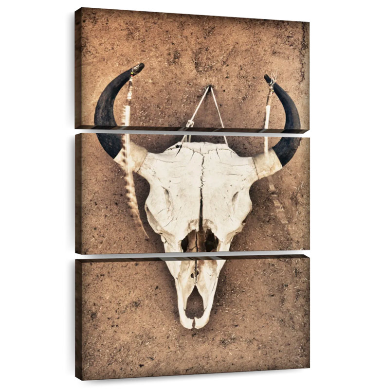 Kerner Cattle Skull, 57" H x 36" W