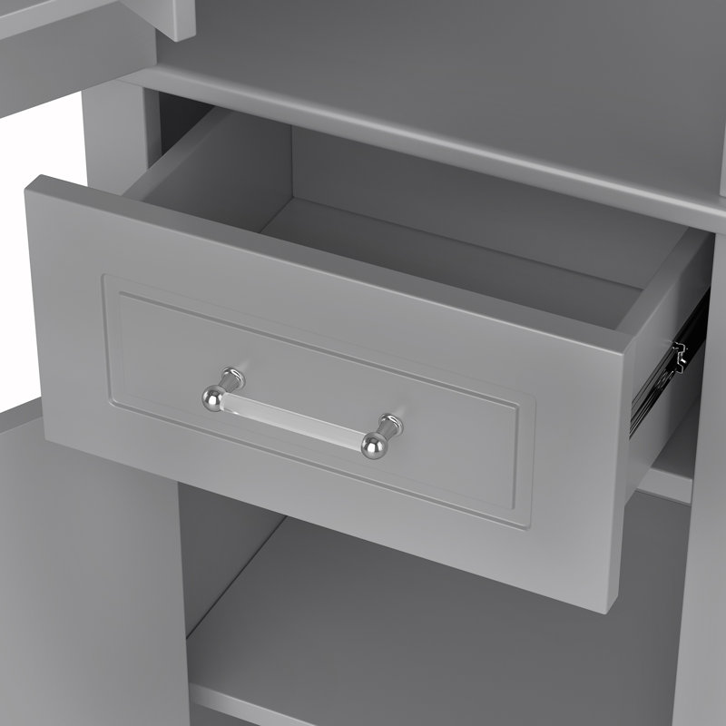 Armoire de rangement autoportante, Gris