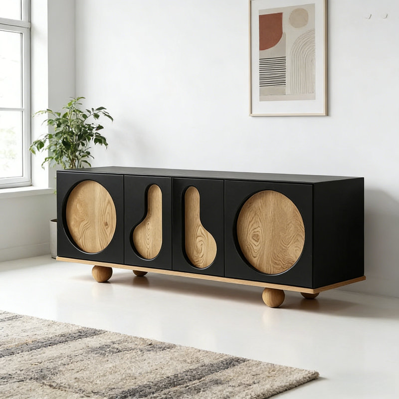 Meuble télé simple, rétro et tendance