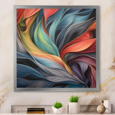 Aquarelle boho rétro avec feuilles pastel